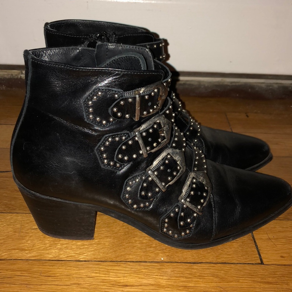 Studded booties